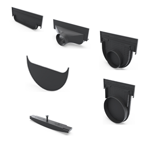 Заглушка к лотку водоотводному BASE DN200 H200мм