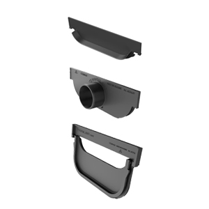 Заглушка для лотка водоотводного Easy Low DN100 H40