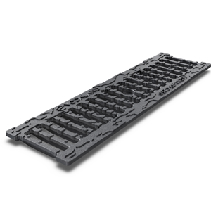 Gratar pluvial din fontă ductilă SPARK Base DN100, în fante, (500x136x20), clasa de sarcini C250