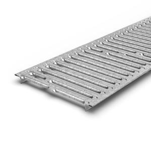 Gratar pluvial din otel zincat Basic DN200 A15 (1000x238x23)