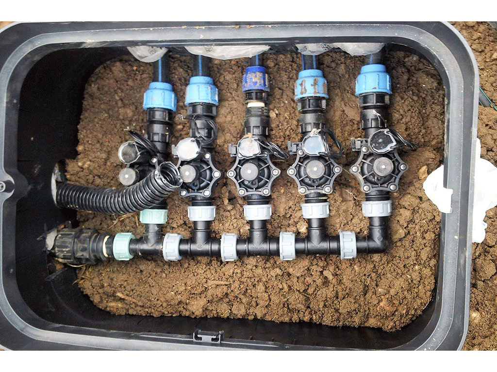 Короб ПП прямоугольная для VALVE MINI TERRA 408х280мм, база 524х386мм, Н=300мм черная+зеленая крышка