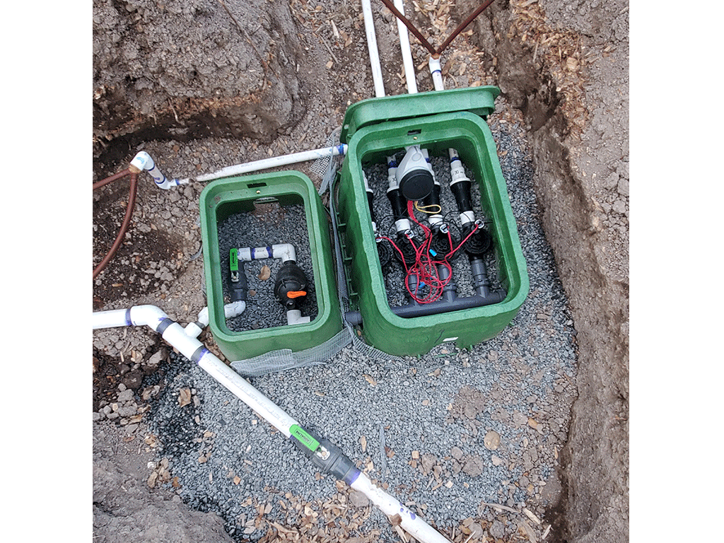 Короб ПП прямоугольная для VALVE MINI JUMBO 460х380мм, база 600х520мм, Н=300мм черная+зеленая крышка