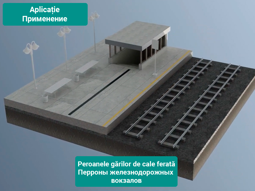 Rigolă Base DN100 H95 cu grătare din poliamidă cu fibră de sticlă (PA-GF) în grilă, clasa de sarcini B125 (1000x156x95)
