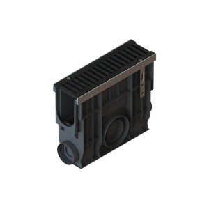 Пескоуловитель POLYMAX DRIVE DN100 H415 с решеткой чугунной D400 (500x160x415)