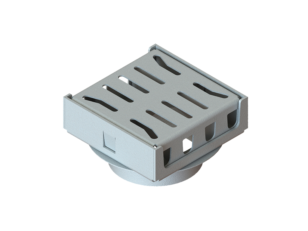 Поворотный модуль 150х150 из оцинкованной стали