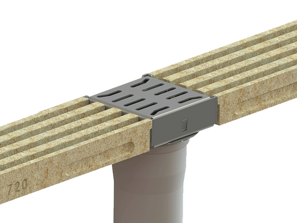 Поворотный модуль 150х150 из оцинкованной стали