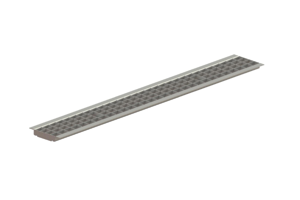 Gratar pluvial din otel zincat Basic DN100 incarcare pina la 3 tone (1000x136x22)