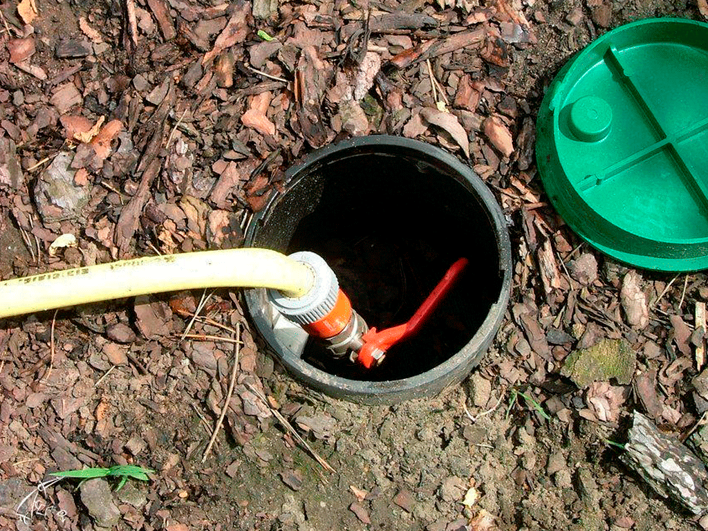 Короб ПП круглая для VALVE MINI TERRA D240 черная+зеленая крышка, D=310мм; H=240мм