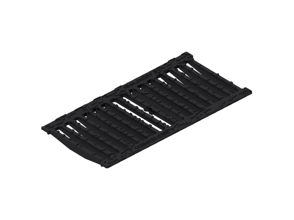 Gratar din fonta ductila Base DN200 (498x248x38) cu fante structurate, clasa de sarcini C250