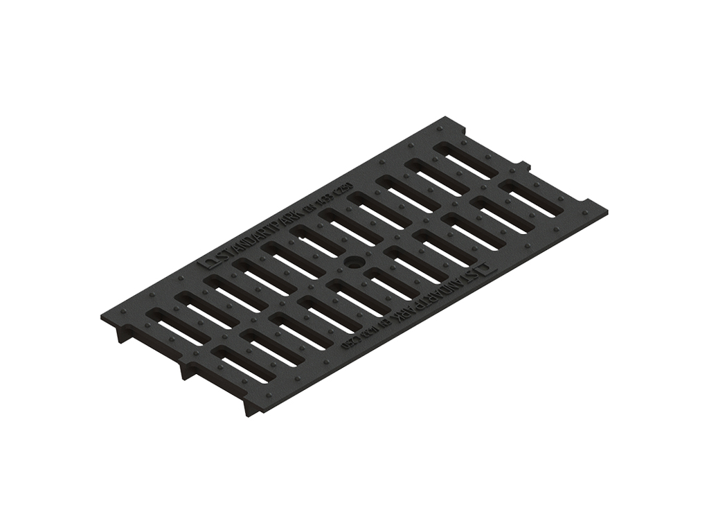 Решетка водоприемная чугунная Basic DN200 C250 (500x236x27)