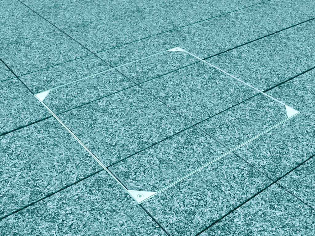 Capac din otel zincat URBAN COVER PRO UNIFILL patrat 690x690 PL.600x600 Hext.100 Hin.60 cu inchizator, clasa de sarcini B125