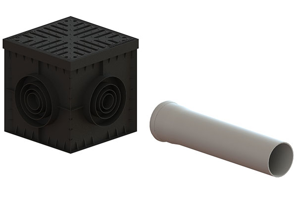 Решетка ливневая чугунная СНЕЖИНКА для дождеприемника 300х300 В125 (280x280x24) 