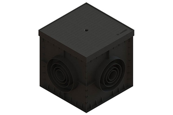 Крышка пластиковая PolyMax Basic для дождеприемника 300х300 А15 (280x280x30) 