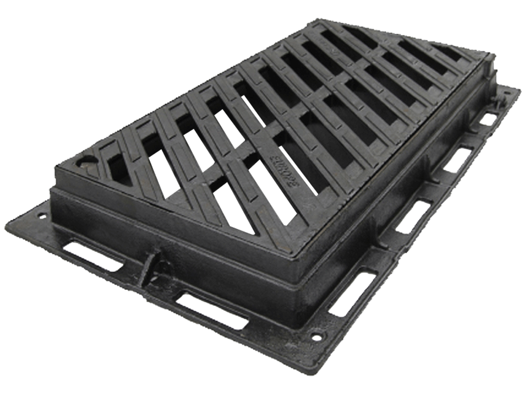 Grătar fontă cu ramă Europe, clasa de sarcini C250 (940x540x100 mm)