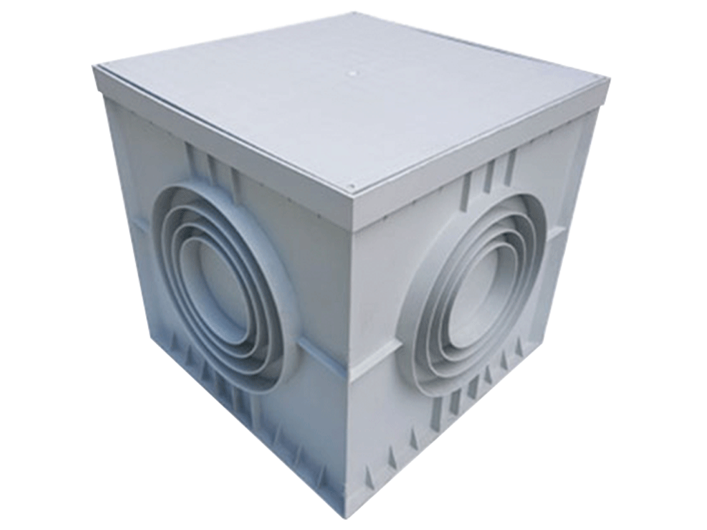 Крышка пластиковая PolyMax Basic для дождеприемника 545х545 А15 (530x530x52)