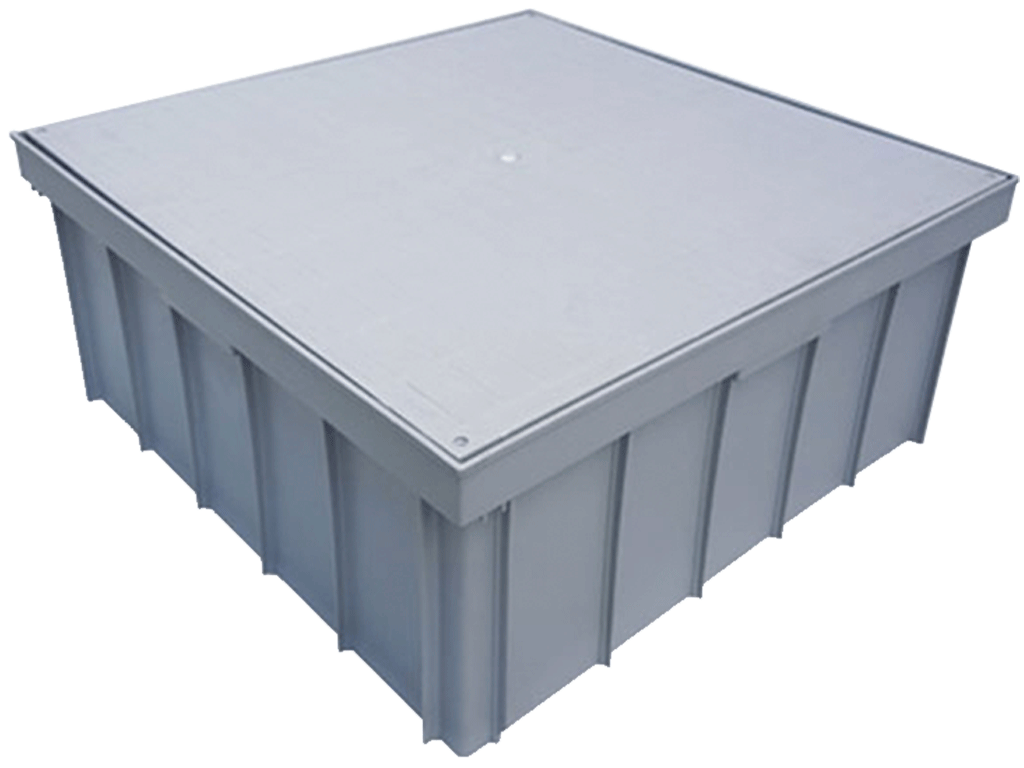 Крышка пластиковая PolyMax Basic для дождеприемника 545х545 А15 (530x530x52)