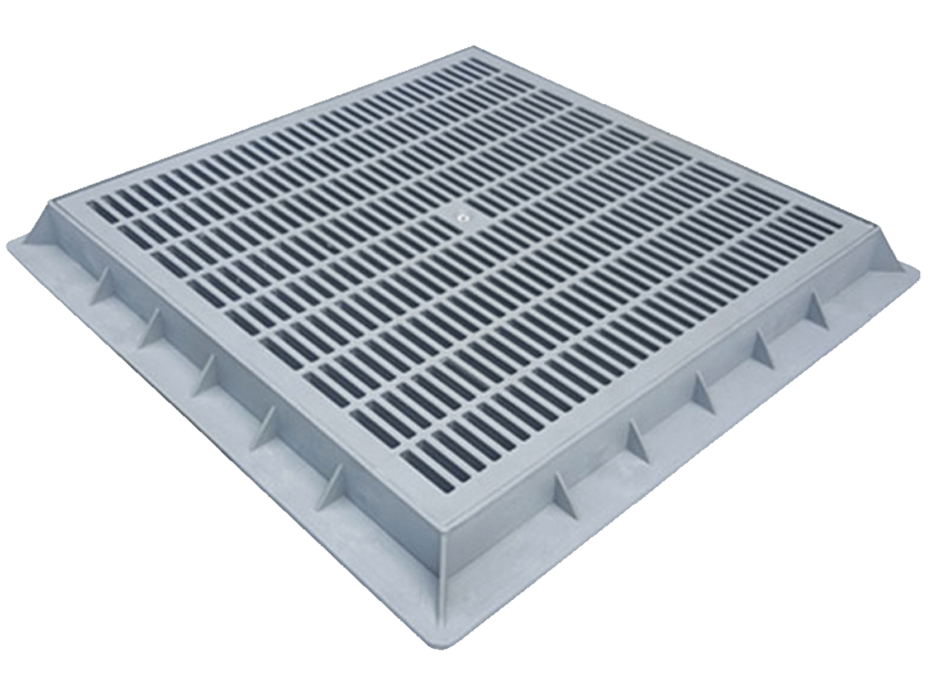 Рама пластиковая (618x618x50) для дождеприемника 545х545
