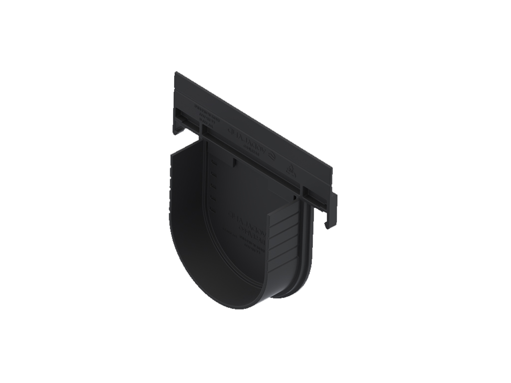Заглушка пластиковая PolyMAX BASE для лотков пластиковых Base DN100 H155/H167