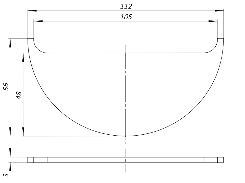 Piesa trecere pentru cascada intre rigole POLYMAX BASIC DN100 H60 (H75) si H120 (H135)