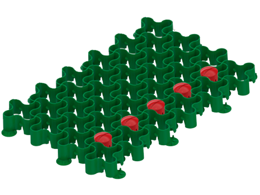 Marker, albastru, din polipropilenă, pentru pavela ecologica Easy Pave, set din 25 bucati.