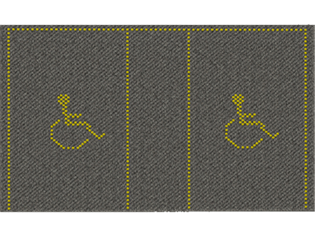 Marker, rosu, din polipropilenă, pentru pavela ecologica Easy Pave, set din 25 bucati.