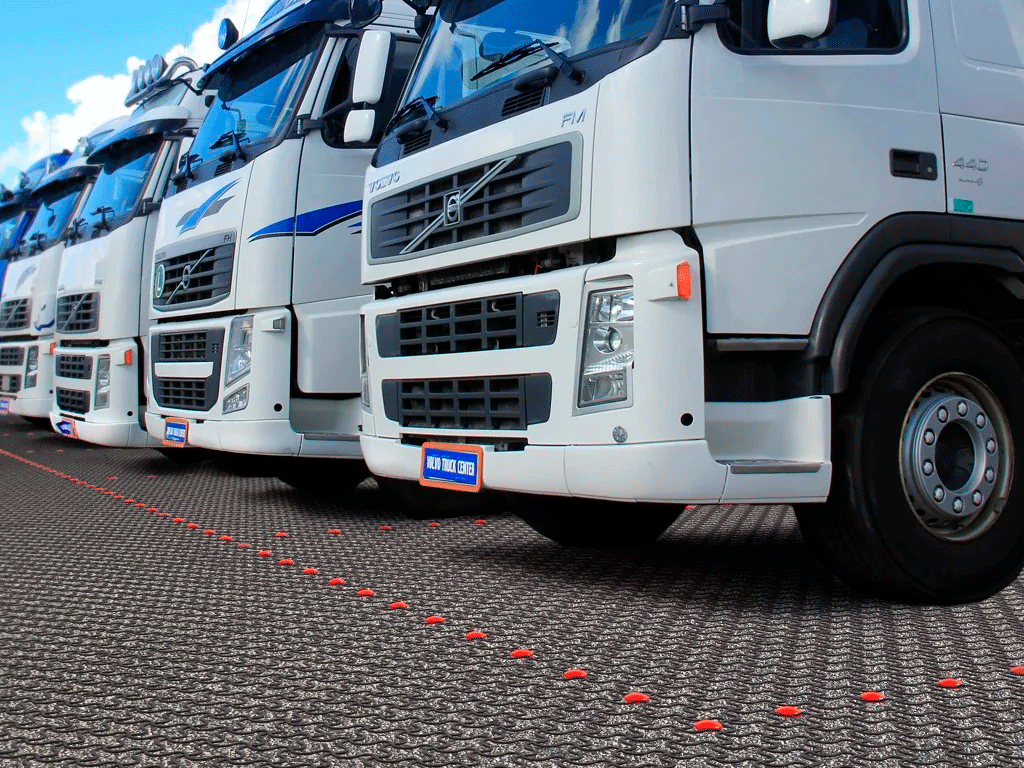 Marker, galben, din polipropilenă, pentru pavela ecologica Easy Pave, set din 25 bucati.