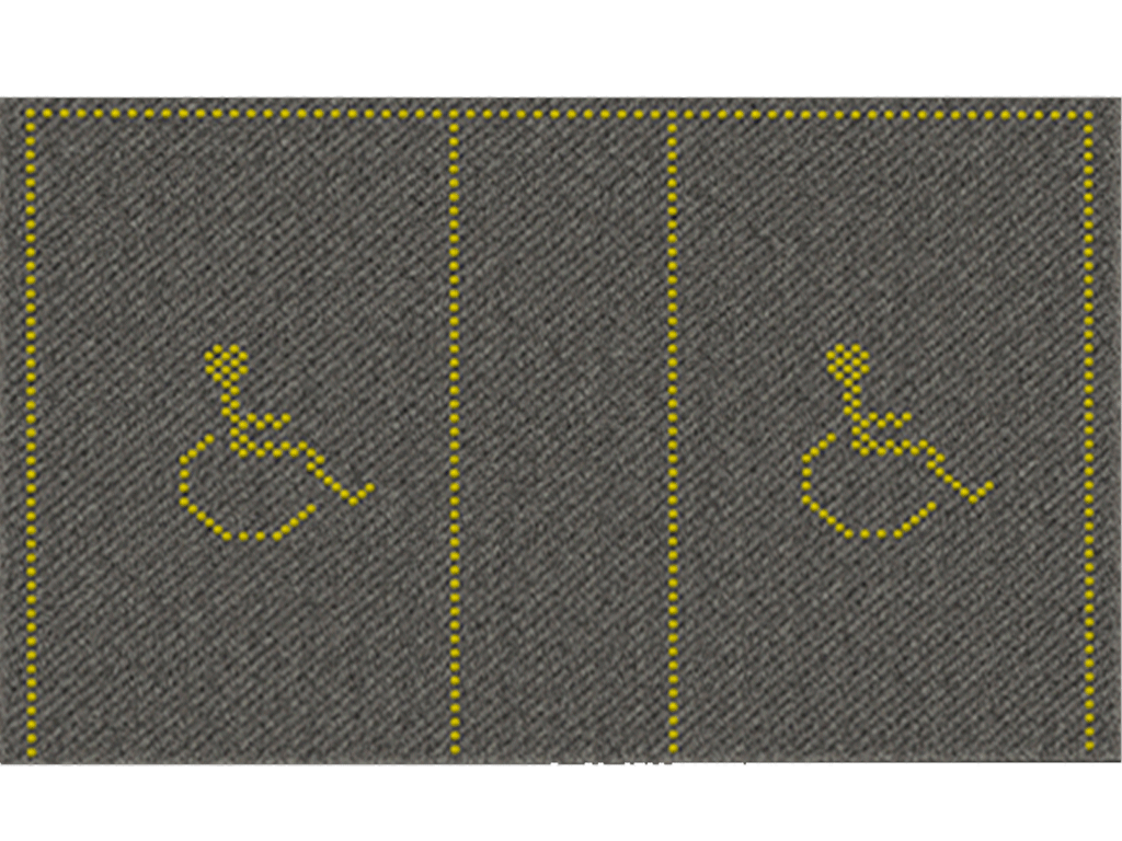 Marker, alb, din polipropilenă, pentru pavela ecologica Easy Pave, set din 25 bucati.