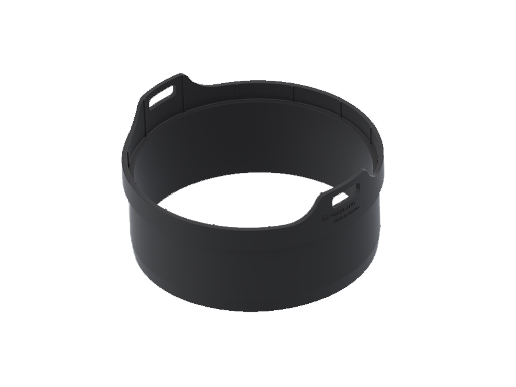 Патрубок пластиковый с вертикальным подключением к трубе Д110мм для лотков пластиковых Base DN100 H60(H75) / H80(H97)