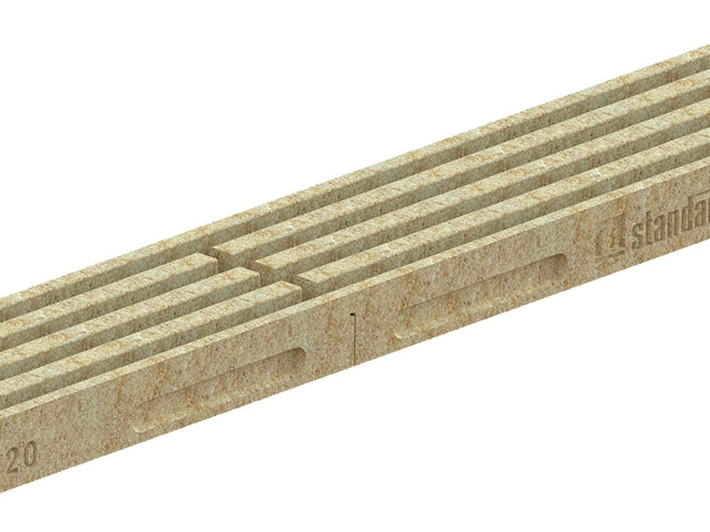 Лоток водоотводный полимербетонный Mono 150 H50 Open Slot C250