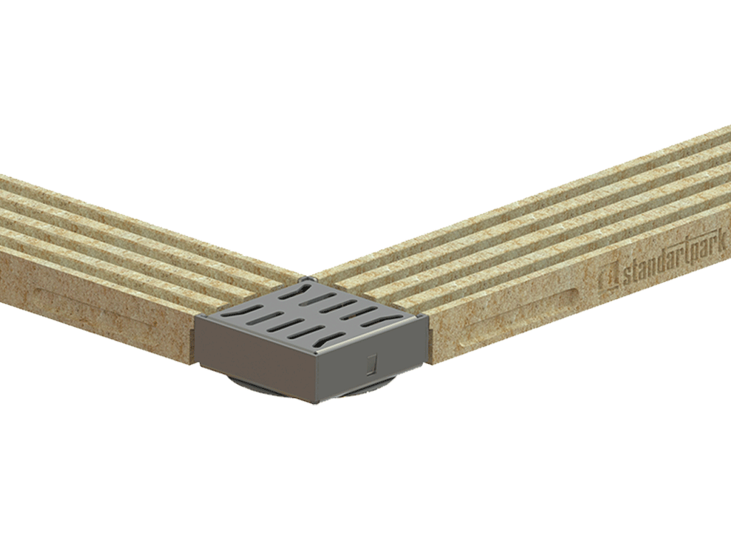 Лоток водоотводный полимербетонный Mono 150 H50 Open Slot C250