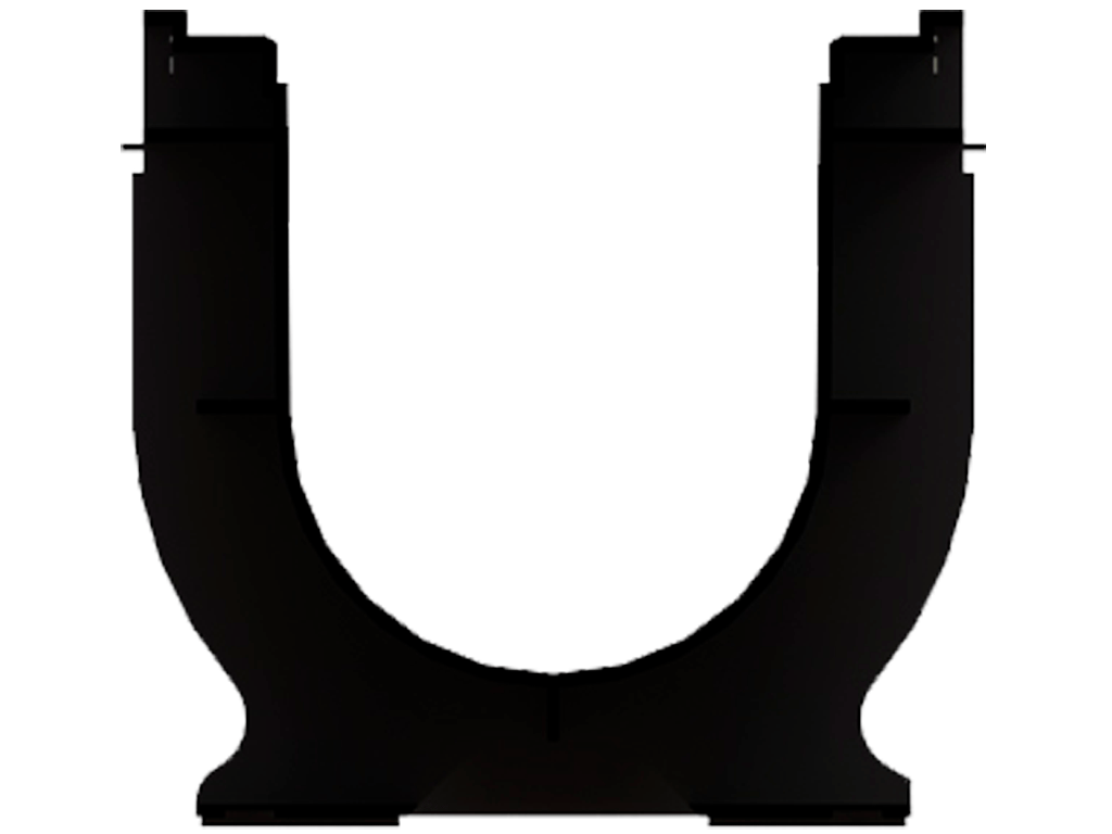 Дренажный водоотводный лоток PolyMax Basic DN100 H120, модернизированный (1000x156x120)