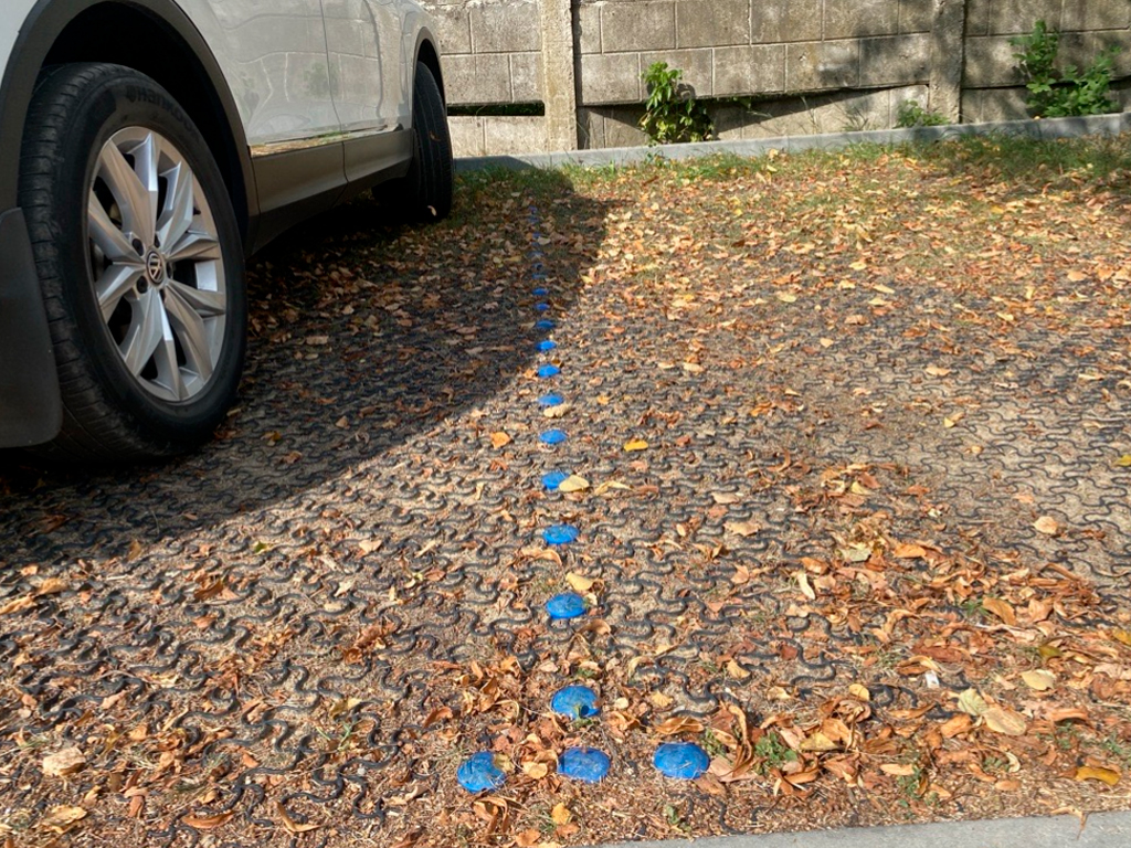 Pavelă ecologică EasyPave din plastic, negru (629x434xH=50 mm)