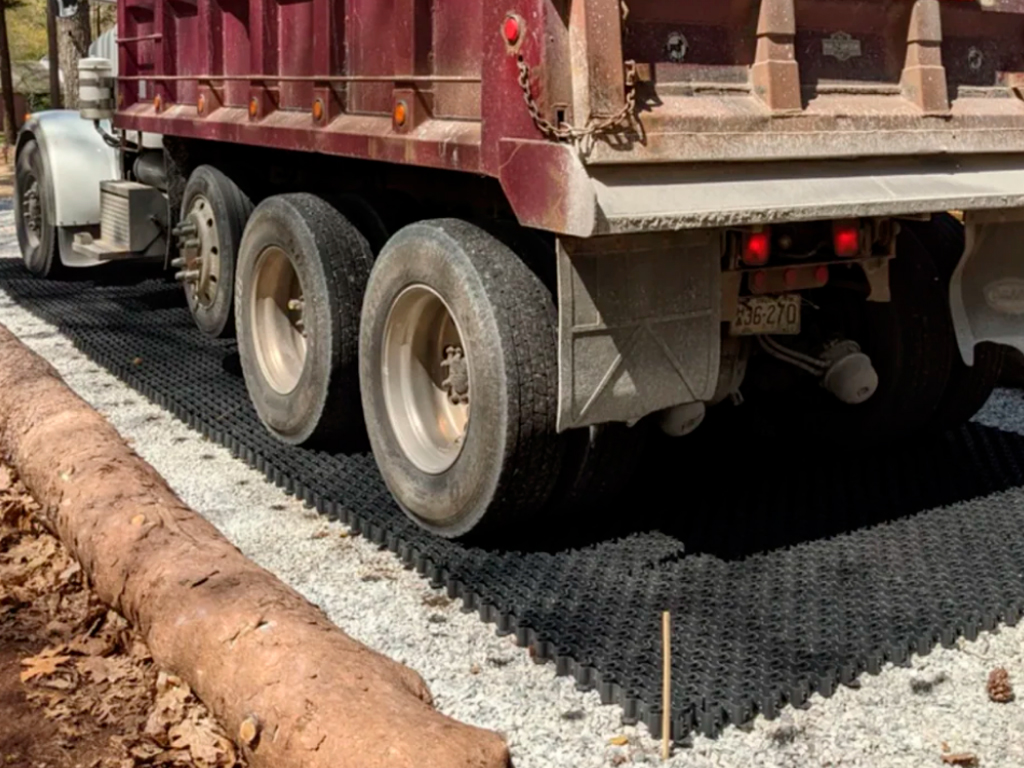 Pavelă ecologică EasyPave din plastic, negru (629x434xH=50 mm)
