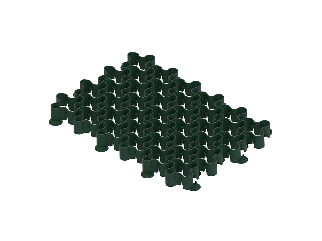 Pavelă ecologică EasyPave din plastic, verde închis (629x434xH=50 mm)