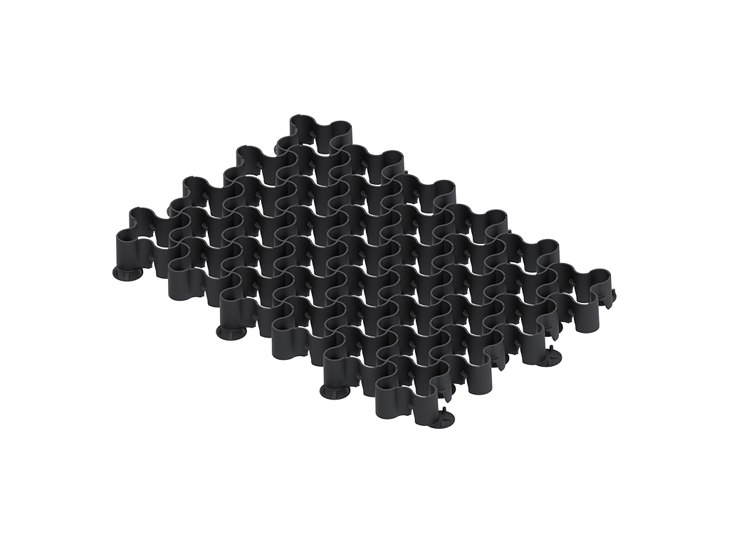 Pavelă ecologică EasyPave din plastic, negru (629x434xH=50 mm)