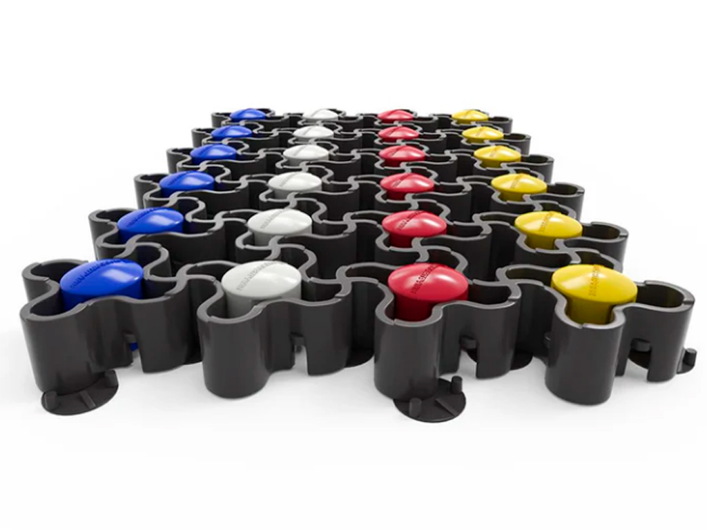 Pavelă ecologică EasyPave din plastic, negru (629x434xH=50 mm)