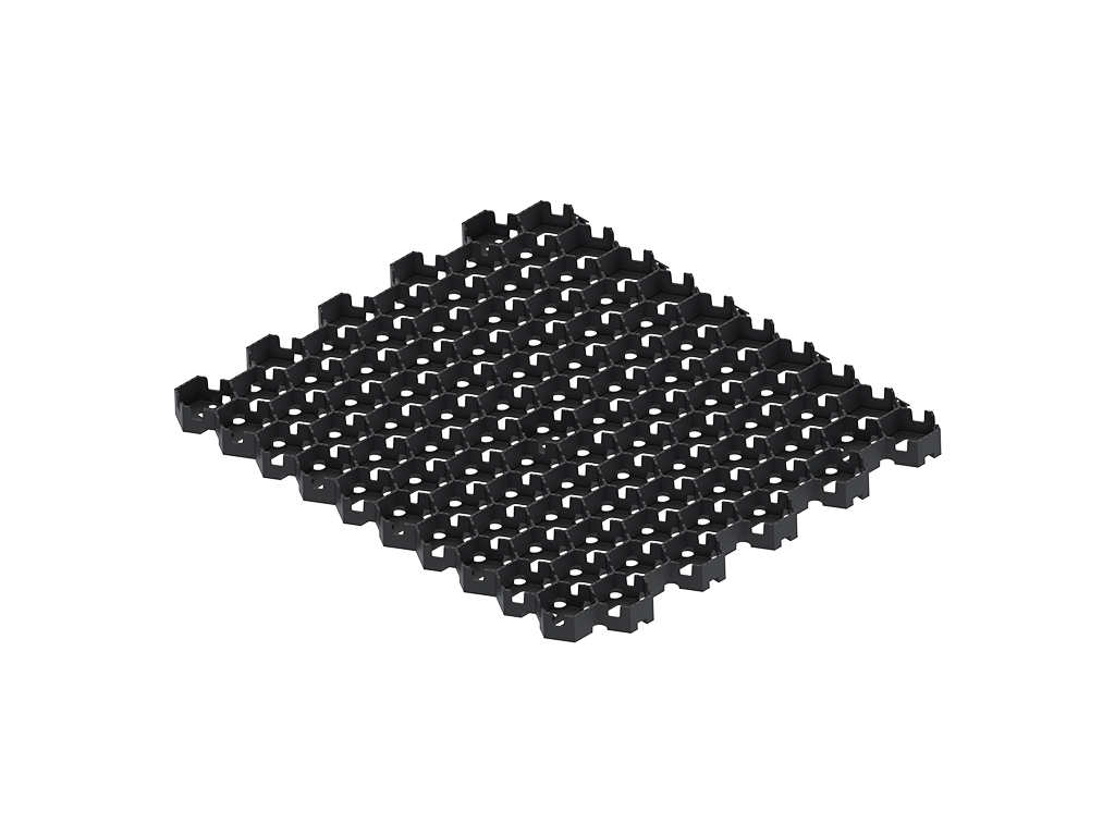 Pavelă ecologică HexPave din plastic, negru (579x505xH=30 mm)