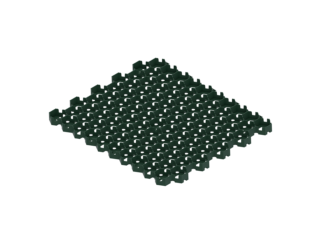 Pavelă ecologică HexPave din plastic, verde închis (579x505xH=30 mm)
