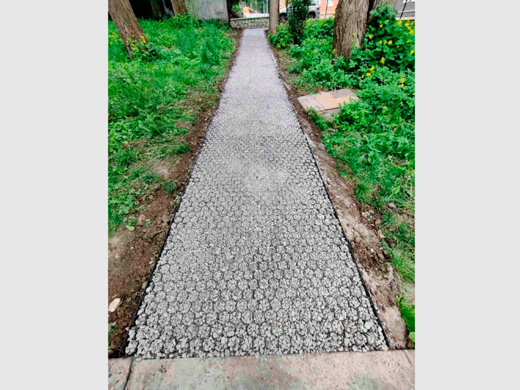 Pavelă ecologică HexPave din plastic, verde (579x505xH=30 mm)