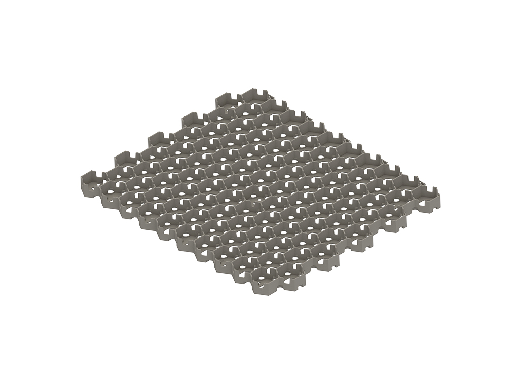Pavelă ecologică HexPave din plastic, gri (579x505xH=30 mm)