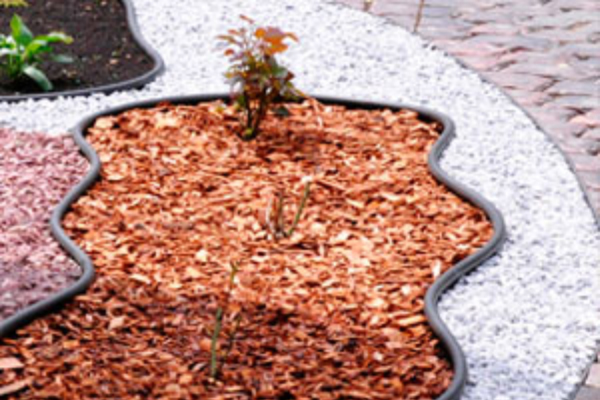 Бордюр садовый декоративный КАНТРИ ПРЕМИУМ, коричневый (10000х20х110)