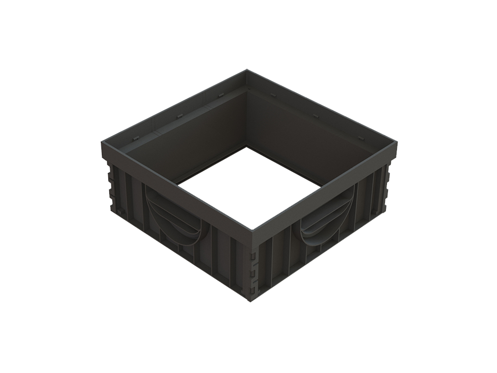 Prelungitor din plastic PolyMax Basiс pentru camin 300x300 (300x300x120)