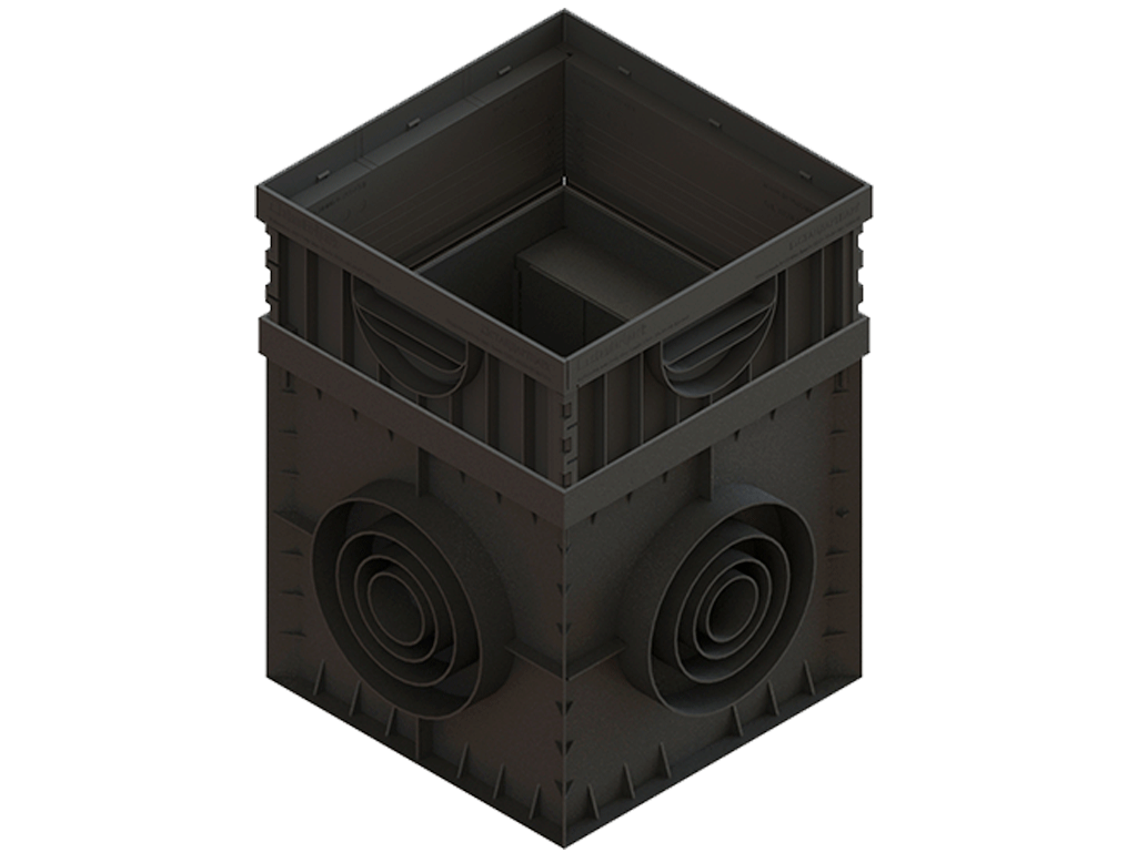 Prelungitor din plastic PolyMax Basiс pentru camin 300x300 (300x300x120)