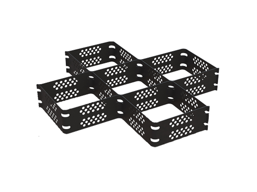 Георешетка TERRA 6000X2550 мм, H=100 мм, ячейка 220x220 мм (13,5 кг/модуль, S=15,3м2)