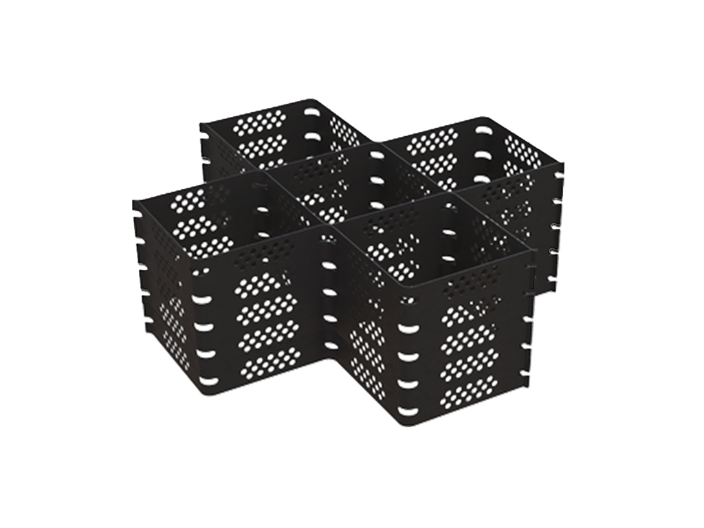 Георешетка TERRA 6000X2550мм, H=300мм, ячейка 220x220мм (39.0кг/модуль, S=15,3м2)