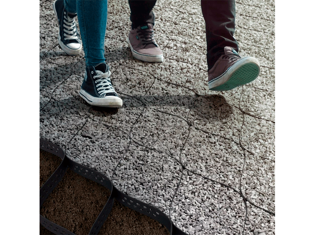 Георешетка TERRA 4943X2679мм, H=300мм, ячейка 160x160мм (43,0кг/модуль, S=13,2м2)