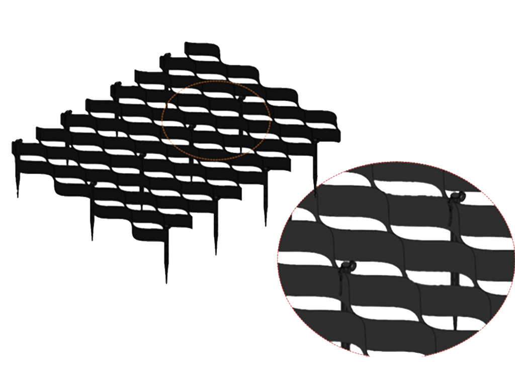Ancora din plastic GARDEN PARK fixare Geocelule L=460mm
