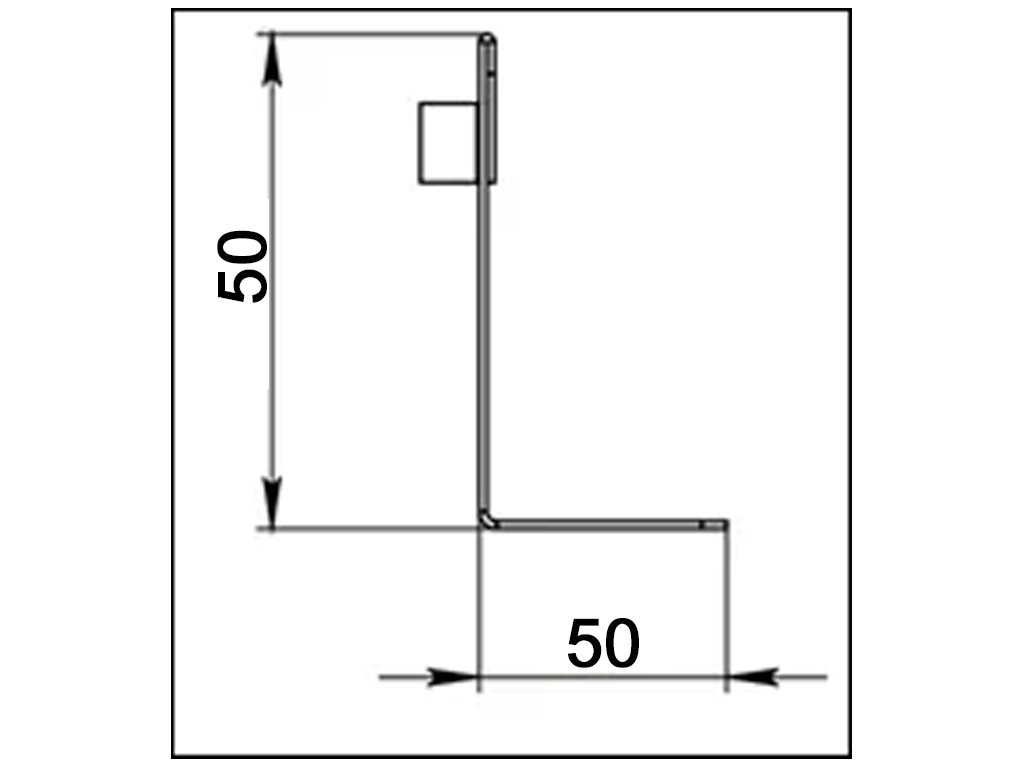 Bordura decorativa pentru pavaje si amenajare gradina STEEL EDGING (L=1000mm, H50mm)