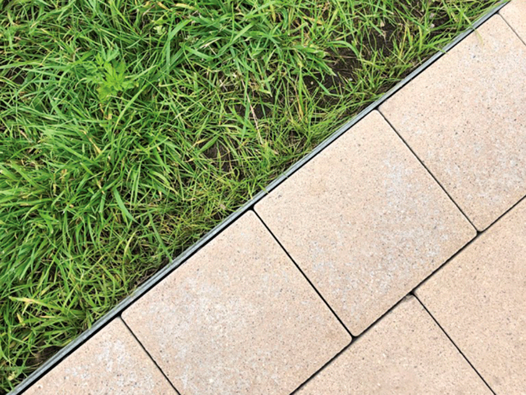 Bordura decorativa pentru pavaje si amenajare gradina STEEL EDGING (L=1000mm, H50mm)