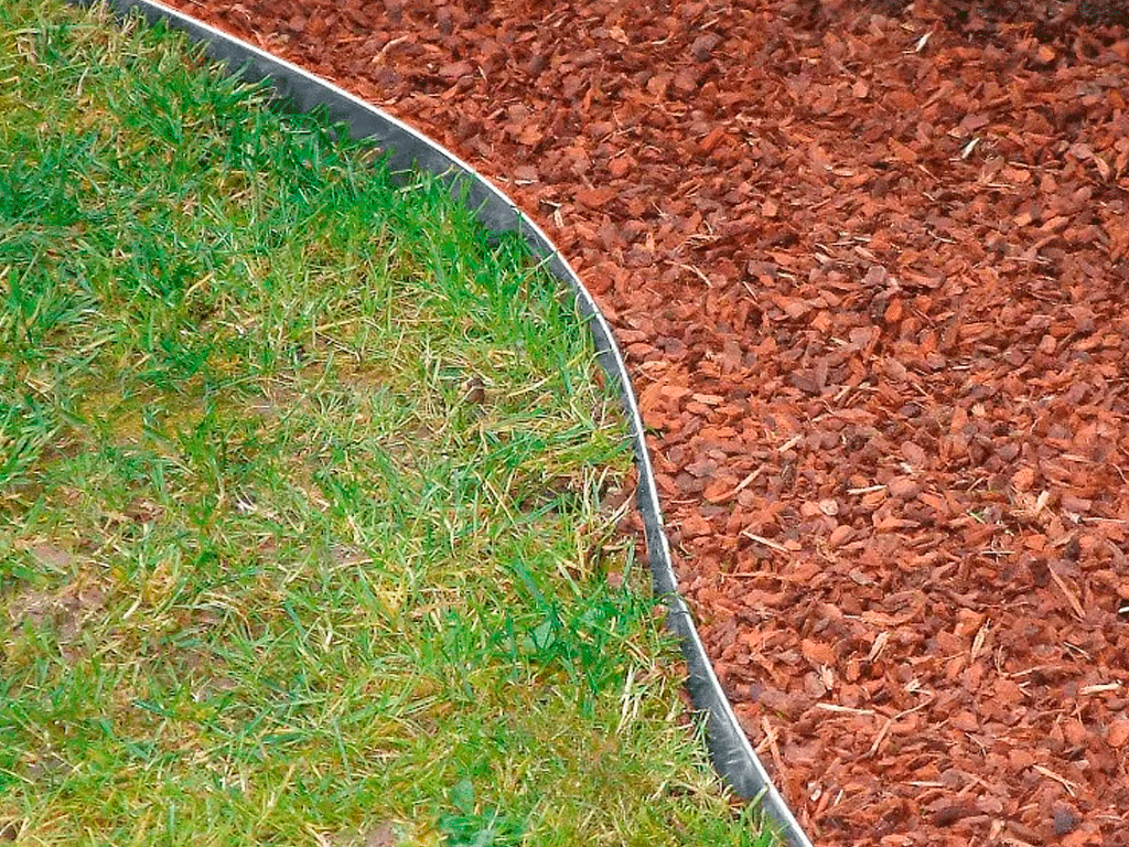 Bordura decorativa pentru pavaje si amenajare gradina STEEL EDGING (L=1000mm, H100mm)